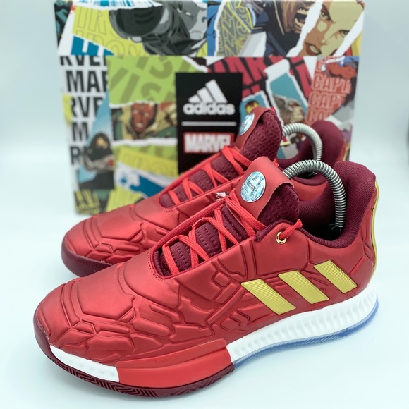 New Adidas Marvel Harden Vol. 3 J Iron Man - Picture 2 of 5